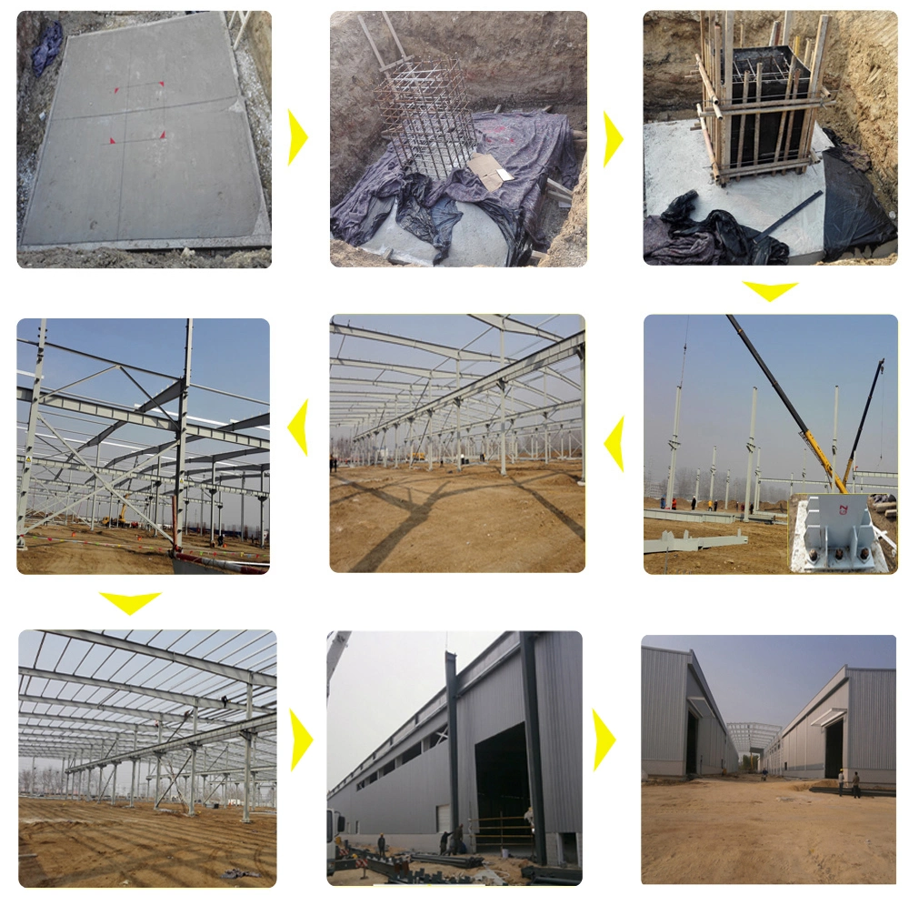 Prefab Metal Frame Steel Structure Construction Building Prefabricated Hotel