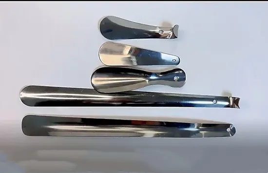 10cm Mini Portable Travel Hotel Metal Designer Shoe Horns