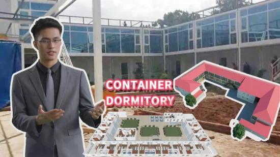 Hotel per container di lusso per alloggi studenteschi modulari prefabbricati in Etiopia